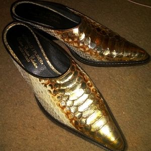 Donald J. Pliner Western Couture Collection Mules